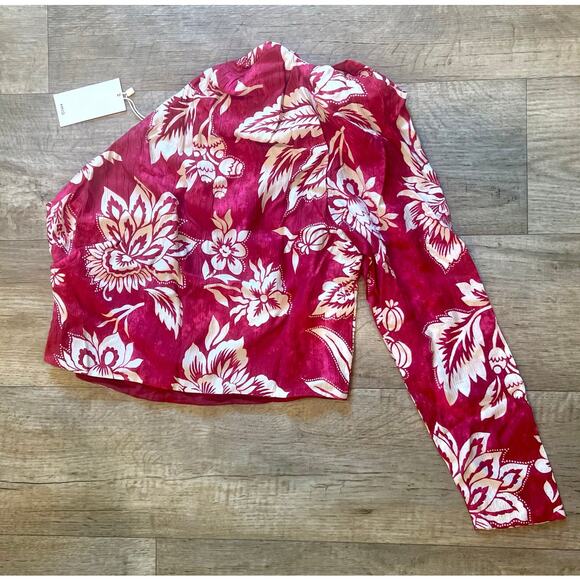 MANGO Floral Print Blouse NWT - Picture 12 of 12